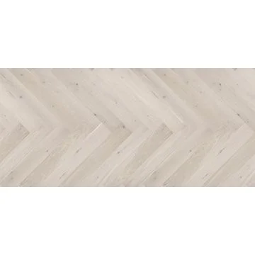 Barlinek Pure Line Parchet lemn triplustratificat, alb (Cappuccino Herringbone 110)