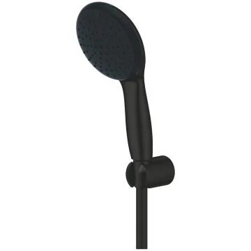 Grohe Tempesta 110 Set dus cu suport fix neajustabil, 2 jeturi negru mat