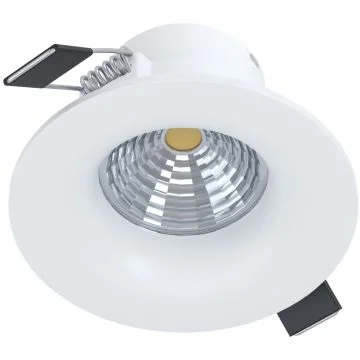 Eglo Saliceto Spot incastrat rotund 1x6W, lumina calda, alb