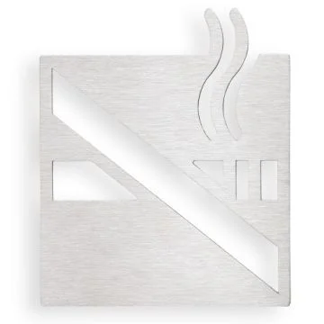 Bemeta Hotel Indicator fumatul interzis, inox mat