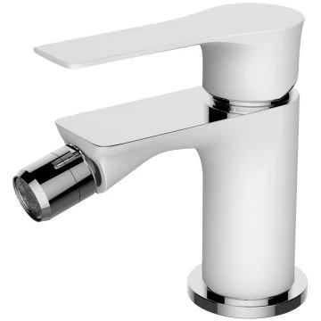 CasaBlanca Laveo Baterie bideu cu ventil pop-up, alb/crom