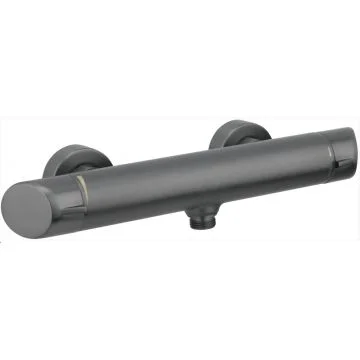 Deante Arnika Baterie dus cu montaj pe perete, antracit