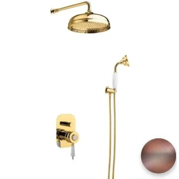 Sistem dus incastrat fara termostat Reitano Nausika, cupru