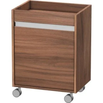 Dulapior baie mobil 50x36xH67 cm Duravit Ketho, deschidere dreapta, maro (natural walnut)
