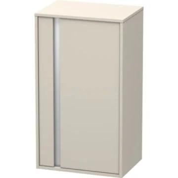 Dulap baie suspendat 50x36xH88 cm Duravit Ketho, deschidere dreapta, crem (taupe matt)