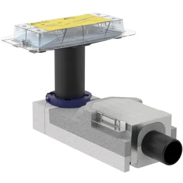 Rigola dus Geberit CleanLine corp de baza H9 cm