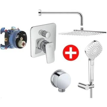 Set promo Sistem dus incastrat fara termostat Ideal Standard Ceraplan IdealRainCube