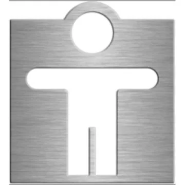 Bemeta Hotel Indicator toaleta pentru barbati, inox