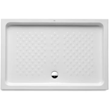 Cadita dus dreptunghiulara ceramica Roca Italia 120x80 cm, alb