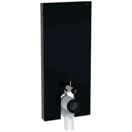 Geberit Monolith Modul stativ pentru vas WC pe pardoseala, H114 cm, negru