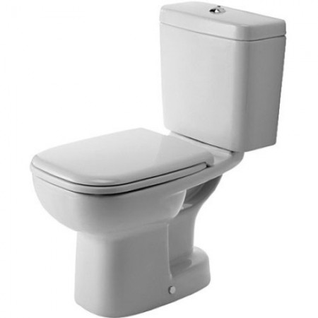 Vas WC pe pardoseala Duravit D-Code 35x65 cm evacuare verticala