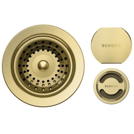 Schock Mono N-100/N-100S Set accesorii chiuveta, auriu