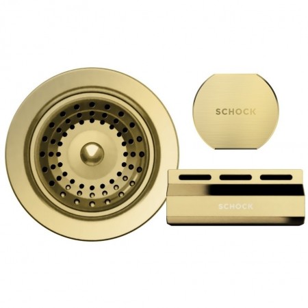 Schock Mono D-100/X/S/L Set accesorii chiuveta, auriu