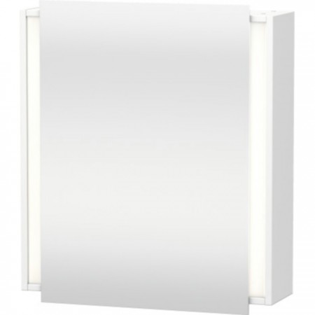 Duravit Ketho Dulap suspendat cu oglinda 65x18xH75 cm, 1 usa, deschidere stanga, alb (white matt)
