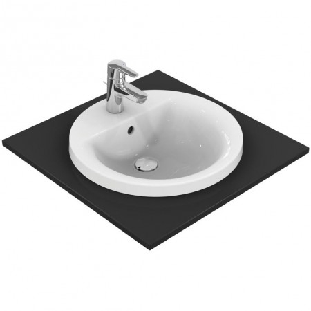 Lavoar baie incastrat, rotund Ideal Standard Connect 48x48 cm, margine inalta