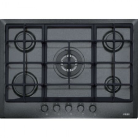 Franke Multi Cooking Plita cu gaz FHM 705 4G TC C, 70x51 cm, gri Grafite, butoane negre
