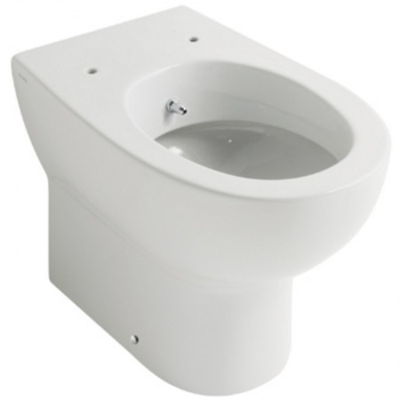 Vas WC cu bideu pe pardoseala Globo 4All 36x54 cm evacuare orizontala sau verticala