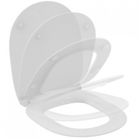 Ideal Standard Connect Thin Capac WC cu soft-close, balamale inox