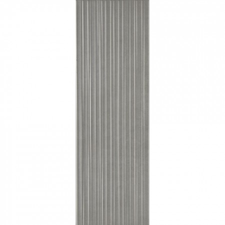 Faianta baie / bucatarie gri 25x76 cm, Marazzi Chalk Smoke Struttura Fiber 3D