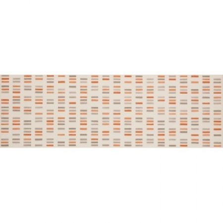 Marazzi Colourline Ivory/Taupe/Orange Decor 22x66 cm