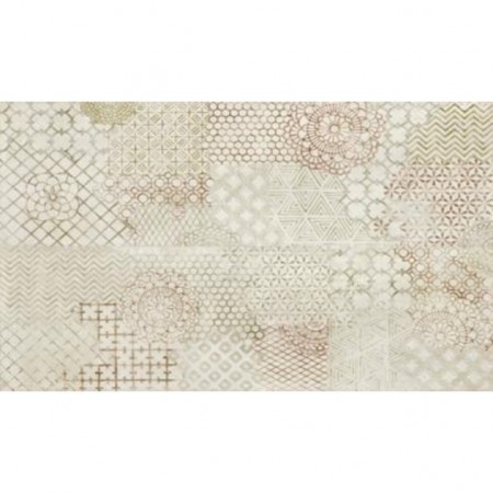 Decor interior rectificat bej 32.5x97.7 cm, Marazzi Fresco Crochet Desert