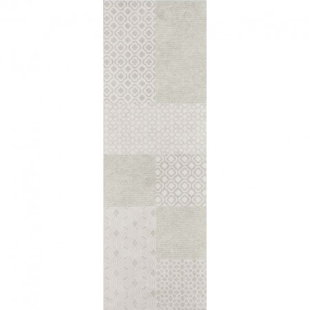 Decor interior alb 40x120 cm, Marazzi Stone Art Steel Pattern