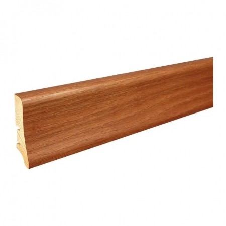 Barlinek P20 Plinta parchet lemn furniruit 6 cm, maro (stejar antic lacuit si baituit)