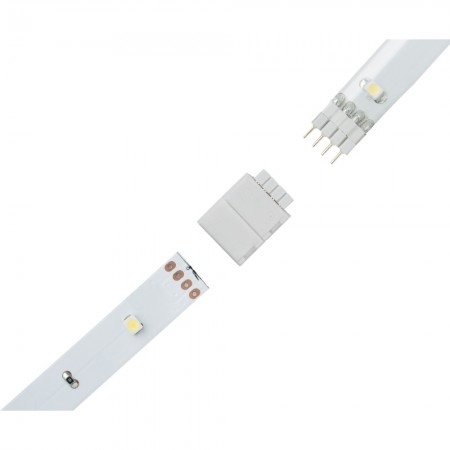 Paulmann YourLED Set conectori banda LED, 1.8 cm, 2 bucati, alb