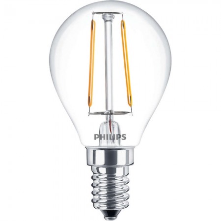 Philips Bec cu LED 2.3W, filament retro, E14, lumina calda