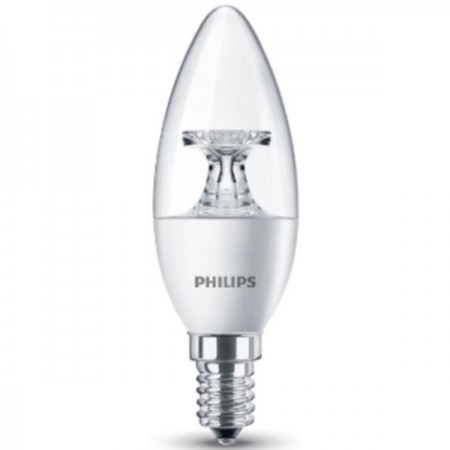 Philips CorePro Bec cu LED 4W, forma lumanare, E14, lumina calda