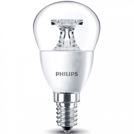 Philips CorePro Bec cu LED 5.5W, forma glob, E14, lumina calda