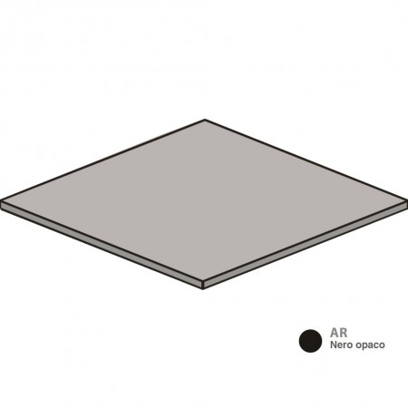 Globo Incantho Blat pentru baza lavoar 70x50 cm, negru mat