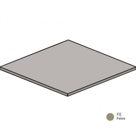 Globo Incantho Blat pentru baza lavoar 70x50 cm, verde deschis mat (felce)