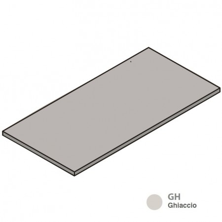 Globo Incantho Blat pentru baza lavoar 100x50 cm, maro/gri mat (agata)