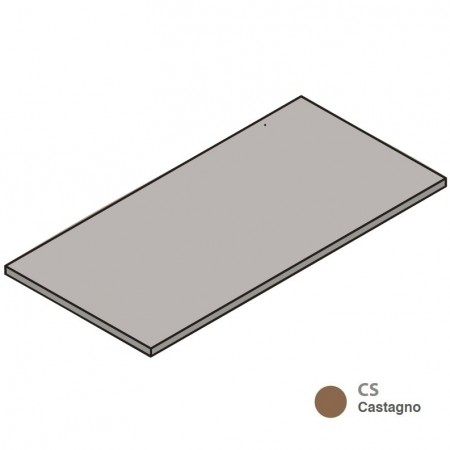 Globo Incantho Blat pentru baza lavoar 100x50 cm, maro mat (castagno)