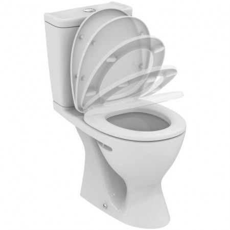 Vidima SevaMix Vas WC monobloc cu capac soft-close si evacuare verticala, 35x63 cm