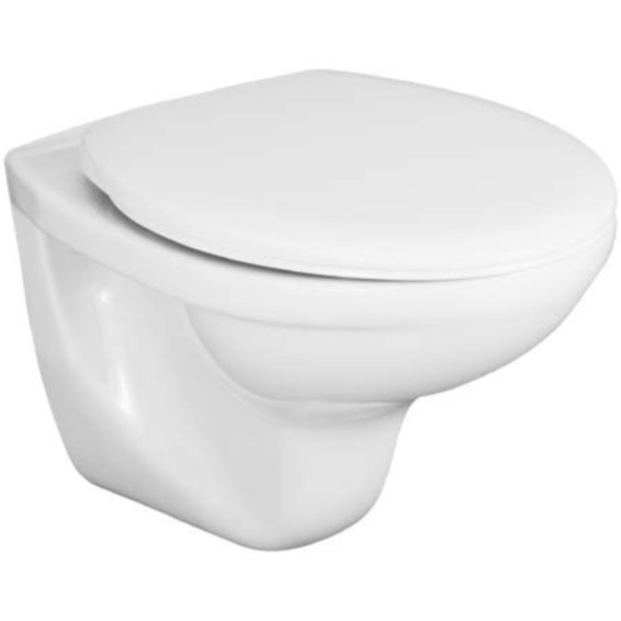 Appraisal throne half Roca Neo Fayans Set Vas WC suspendat Rimless cu rezervor, clapeta alba si  capac, WQ8F32620001099 - German Quality