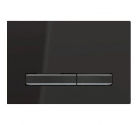 Geberit Sigma50 Clapeta de actionare dual-flush, negru/negru cromat
