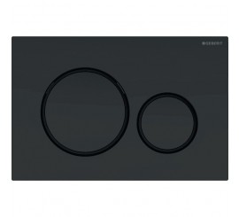 Geberit Sigma20 Clapeta de actionare WC dual-flush, negru mat Easy-to-Clean