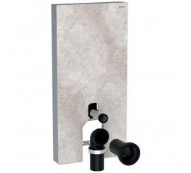 Geberit Monolith Modul stativ pentru vas WC pe pardoseala, H101 cm, gri (piatra imitatie beton)