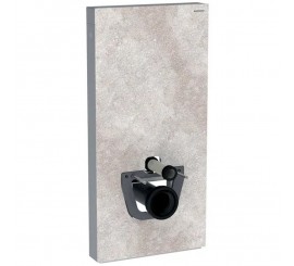 Geberit Monolith Modul stativ pentru vas WC suspendat, H101 cm, gri (piatra imitatie beton)