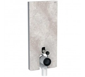 Geberit Monolith Modul stativ pentru vas WC pe pardoseala, H114 cm, gri (piatra imitatie beton)