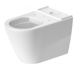 Vas WC pe pardoseala Duravit D-Neo Rimless 37x65 cm evacuare orizontala sau verticala