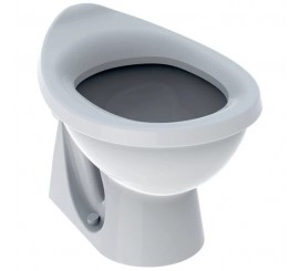 Vas WC pentru copii, pe pardoseala Geberit Bambini 28x38 cm evacuare orizontala, alb