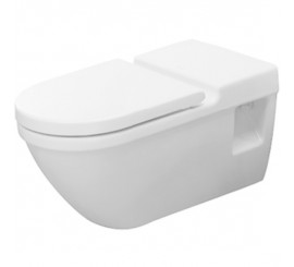 Vas WC dizabilitati suspendat Duravit Starck 3 37x70 cm evacuare orizontala