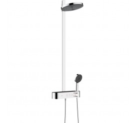 Coloana dus cu baterie si termostat Hansgrohe Pulsify S Showerpipe 260
