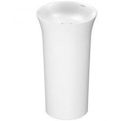 Lavoar baie freestanding, rotund Duravit White Tulip 50x50 cm