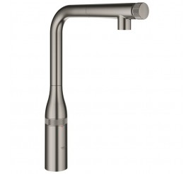 Grohe Essence Baterie chiuveta bucatarie cu dus extractibil si buton SmartControl, antracit mat (brushed hard graphite)