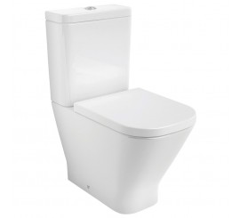 Vas WC pe pardoseala Roca The Gap Clean Rim 35x60 cm evacuare orizontala sau verticala, lipit de perete