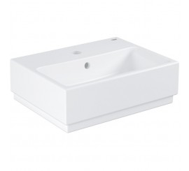 Lavoar baie suspendat Grohe Cube Ceramic 45x35 cm, tratament PureGuard